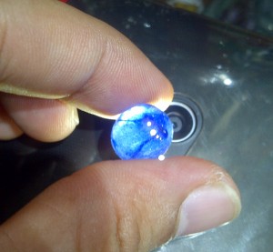 Batu cincin Blue Safir 3